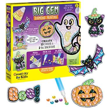 Imagem de Creativity for Kids Big Gem Diamond Painting Kit - Halloween Stickers and Suncatchers - Halloween DIY Crafts for Kids, Halloween Activities and Gifts for Kids Ages 6-8+