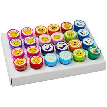 Imagem de Carimbo Infantil Auto Entintado Smile, YES, CB244SOR 24 Unidades