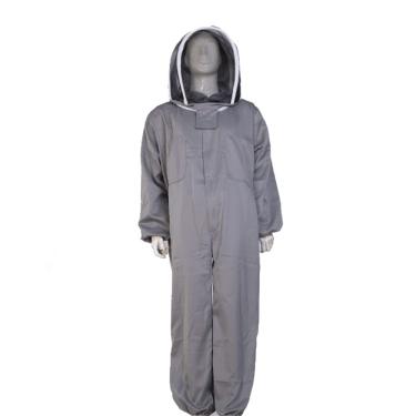 Imagem de UOBEKETO Macacão profissional apicultor com véu autossuficiente para apicultura