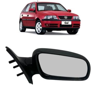Imagem de Par Retrovisor Fixo Gol Parati Saveiro G3 G4 1999 Até 2008