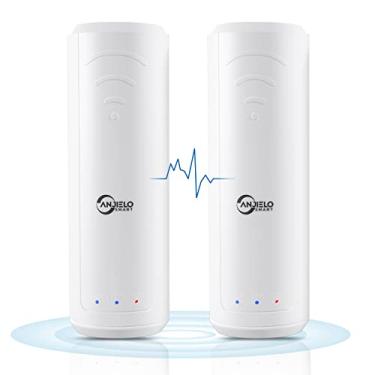 Imagem de Roteador repetidor LAN sem fio WiFi, melhoria de sinal externo, velocidade de comunicação 5G, fonte de alimentação USB equipada com porta LAN com fio 20dBi, transmissão de alta velocidade de alto