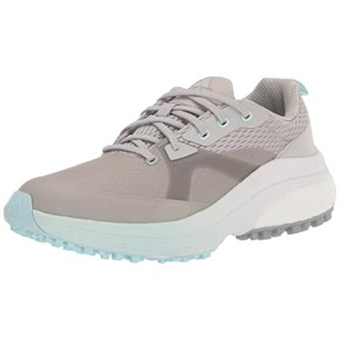 Imagem de adidas Tênis de golfe feminino Solarmotion, Cinza dois/calçado branco/quase azul, 38