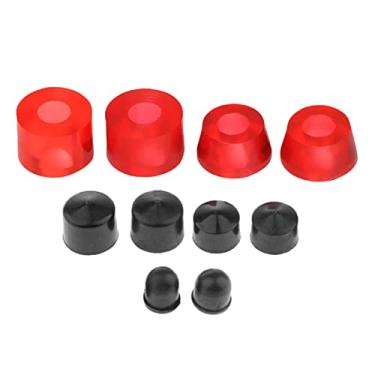 Imagem de 10 Peças de Skate Hubs Longboard Truck Hubs Skate WAPE Cup Washers para Skate Trucks, Vermelho Claro