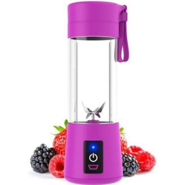 Imagem de Mini Liquidificador Portátil Juicer Cup 6 Lâminas USB - Importado, Pp,