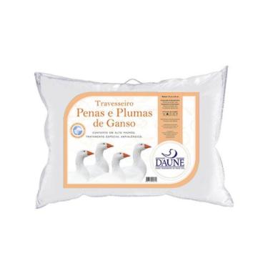 Imagem de Travesseiro Daune 20% Plumas de Ganso e 80% Penas 50x70 Branco