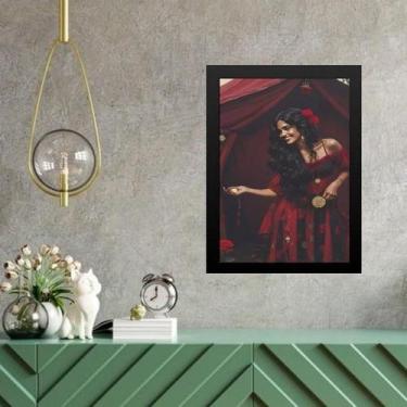 Imagem de Quadro Umbanda Pombagira Cigana 45X34Cm - Com Vidro - Quadros On-Line