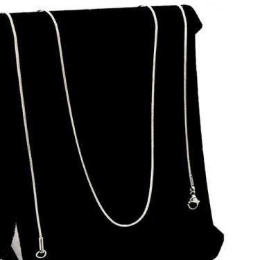 Imagem de Corrente Cordão Fino 1.0mm Masculina Rabo De Rato 70cm Aço - ALRA SEMI