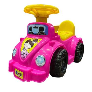 Imagem de Triciclo Carrinho Infantil Andador Princesa Menina Rosa - Kendy Brinqu
