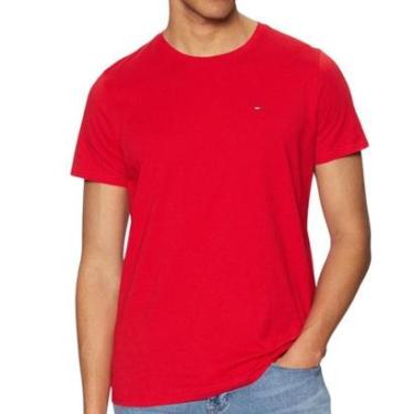 Imagem de Camiseta Tommy Jeans Básica Vermelha-Masculino