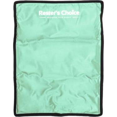 Imagem de rester's choice Bolsa de gelo para lesões reutilizável, gel macio flexível - (Grande: 28 x 36,8 cm) para quadril, ombro, joelho, costas - compressa confortável para inchaço, contusões, cirurgia