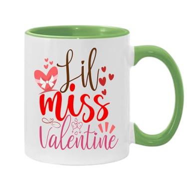 Imagem de SpreadPassion Caneca de café Lil Miss Valentine, presente para namorado e namorada, ideia de presente de dia dos namorados, presente para marido e esposa, ideia de presente de aniversário do dia dos