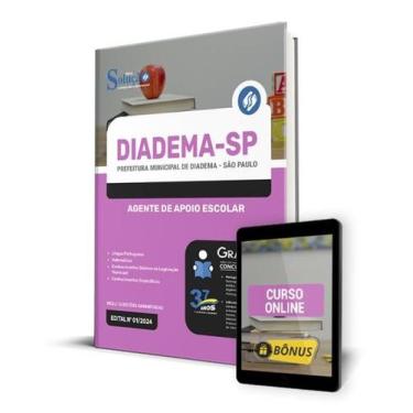 Imagem de Apostila Prefeitura de Diadema - SP 2024 - Agente de Apoio Escolar - E