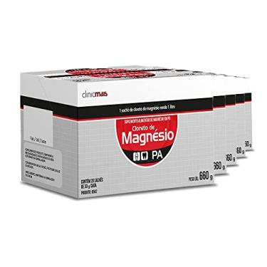 Imagem de Kit 5 Cloreto de Magnésio P.A Clinic Mais 20 sachês