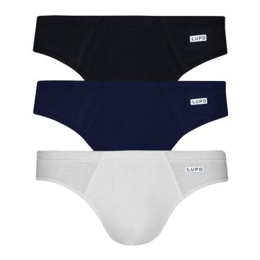 Imagem de Kit C/3 Cuecas Slip Adulto Lupo 515-089