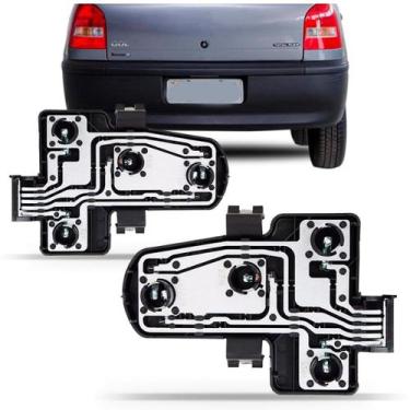 Imagem de Par Circuito Lanterna Traseira Gol Giii 1999 2000 2001 2002 2003 - SP 