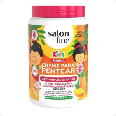 Imagem de Creme para Pentear Salon Line Kids Cachinhos Ativados Manga 1kg