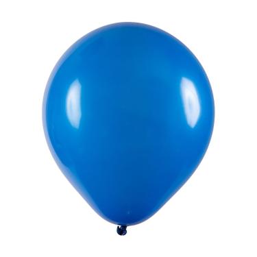 Imagem de Balão De Látex Azul - 8 Polegadas - 50 Unidades