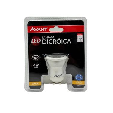 Imagem de Lâmpada Dicróica Avant Mr11 Gu-10 - 4w - 3000k Luz Amarela