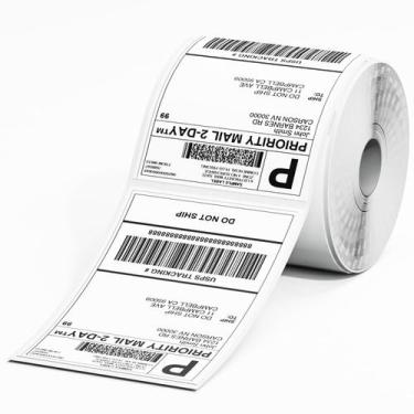 Imagem de Etiquetas térmicas Phomemo 4x6cm para envio, pacote de 500