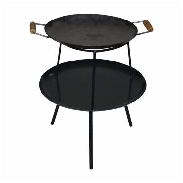 Imagem de Lareira Churrasqueira Redonda Portatil Chapa Picanheira 50cm