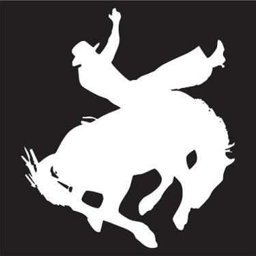 Imagem de Adesivo Segura Peão Sertanejo Rodeio no Seu Estilo leve Essa Emoção para carros caminhonetes caminhão parede e mais (BRANCO, 55X61,8cm)