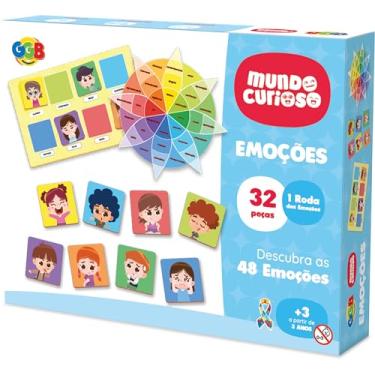 Imagem de GGB Plast Brinquedo Jogo Emoções 48 Peças