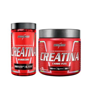 Imagem de Creatina Carbo Fuel 300g - Neutro Integralmédica + Creatina Hardcore 100% Pura 120caps - Integralmédica