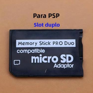 Imagem de Adaptador SDHC TF Para MS Memory Stick pro Duo Para PSV Vita 1000 2000