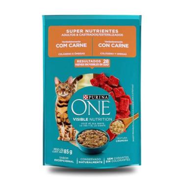 Imagem de Sachê one para gato super nutrientes visible nutrition - PURINA, CARNE