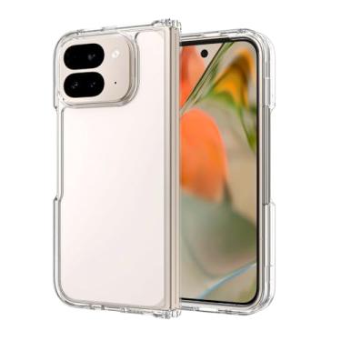 Imagem de Fenzer Projetada apenas para Google Pixel 10 Pro Fold capa protetora de corpo inteiro à prova de choque capa fofa pesada para Google Pixel 10 Pro Fold - transparente