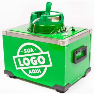 Imagem de Caixa cooler térmico para barrio de Chopp 5 litros colocamos a sua log