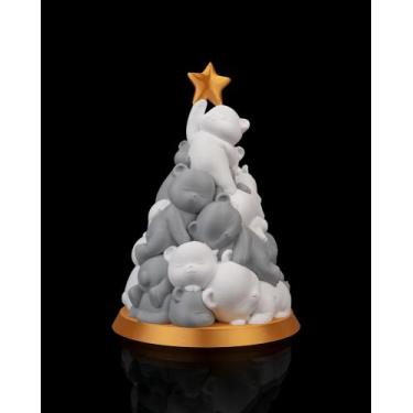 Imagem de Luz Guia  Candelabro de Mesa 3D Decorativo com Estrela - inovadecor.sh