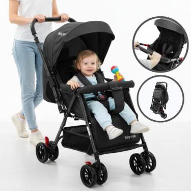 Imagem de Carrinho de Bebê Reversível Passeio Runner até 15kg com Capota Retrati