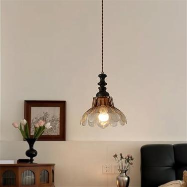 Imagem de Luminária pendente contemporânea de LED para restaurante, bar, balcão, café, quarto, escritório, quarto de hotel, lavabo, corredor e escada (D 1 lâmpada)