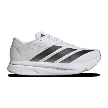 Imagem de adidas Tênis masculino Lucblu/Ftwwht/Limbur Adizero SL2 M Lucid blueFtwr Branco/Lime Burst 42 EUA, Branco/preto/cinza, 15 Wide