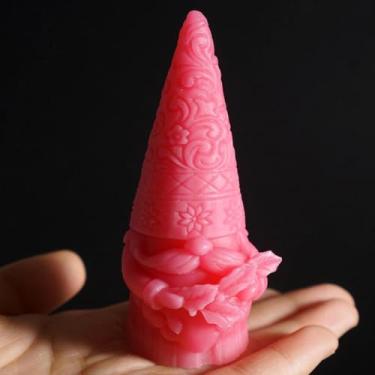 Imagem de 1 molde de silicone de Papai Noel, molde de silicone de Páscoa, vela de duende 3D, 1 pacote, casting faça você mesmo para fazer velas