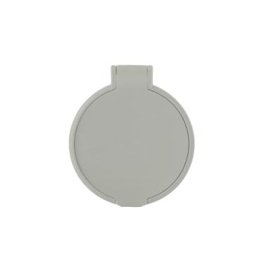 Imagem de Espelho de Bolsa para Maquiagem Redondo Portátil – Kit com 2, 4, 6 ou 10 Unidades Acrílico Compacto(2,Cinza)