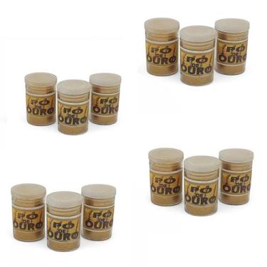 Imagem de Kit 12 Pó de Ouro para Rituais Religiosos Proteção e Defesa - Renato