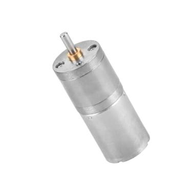 Imagem de 25mm DC 12V 25GA-370 Motor de Engrenagem de Metal de Baixa Velocidade para Fechadura Eletrônica, robô, Cortina Elétrica (12V 400RPM)