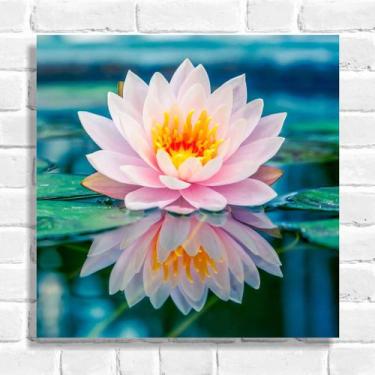 Imagem de Quadro Decorativo Flor de Lótus - Arte Aqui, 30x30cm