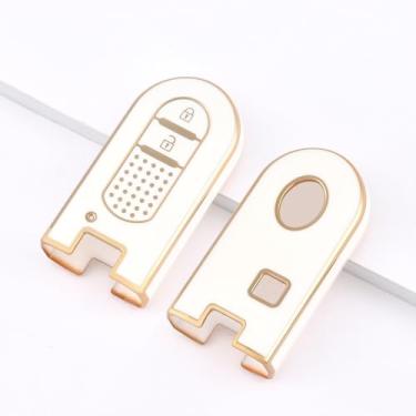 Imagem de Capa protetora de chaveiro inteligente de 2 botões compatível com Toyota Rush/Daihatsu Tanto LA600S/LA800S/Perodua, acessórios para chaves de carro