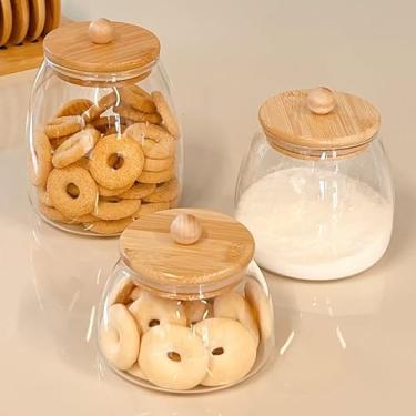 Imagem de Crie Seu Kit de Potes Hermético para Mantimentos e Organizador de Cozinha Dispensa Armário (KIT BOLINHA TRANSP,2 POTES (PM))