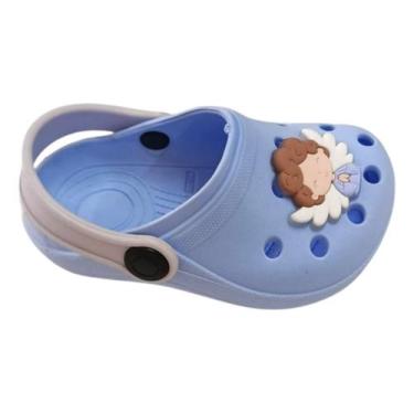Imagem de Sandália Fechada Infantil Anjinho Proteção Criança Leve - Pankitos, Az