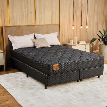 Imagem de Cama Box Queen (Box + Colchão) 158X198X63 Pro Soft Bamboo Prorelax Molas Ensacadas Pillow Top Turn Free