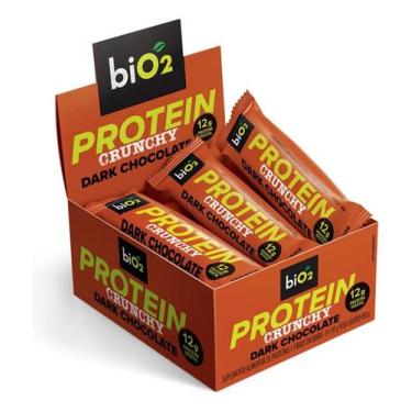 Imagem de Barra de Proteína Crocante Bio2 Protein Crunchy Dark Chocola - Congrat