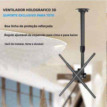 Imagem de Display Publicitário Holográfico 3D Ajustável, Projetor De Teto De 15,