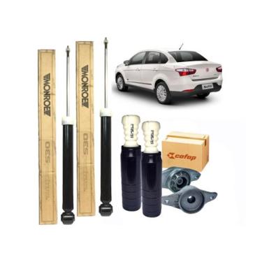 Imagem de Par amortecedor traseiro grand siena + batente coifa coxim - MONROE, E