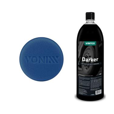 Imagem de Preteador de Pneu e Acessório Aplicador de Espuma Darker para Pneus e Borrachas Proteção Duradoura com Acabamento