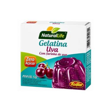 Imagem de Gelatina Zero Açúcar Uva com Farinha de Uva Natural Life