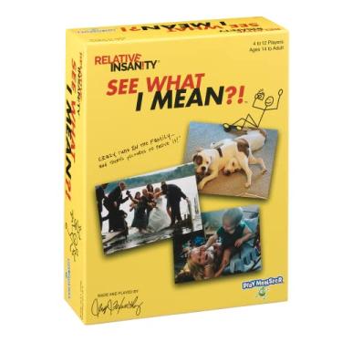 Imagem de PlayMonster Relative Insanity: See What I Mean?! - Jogo de festa com fotos engraçadas que você legenda com o humor Jeff Foxworthy